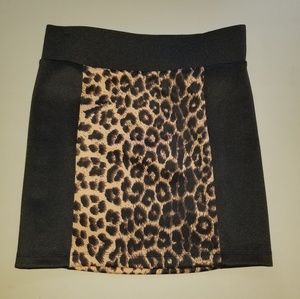 ⬇️ Leopard Mini Skirt Charlotte Russe Sz M